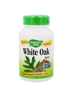 White Oak Bark 480 mg. 100 capsules